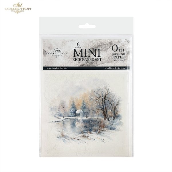 ITD Mini Collection Rice Paper Set - Winter Views, Landscapes