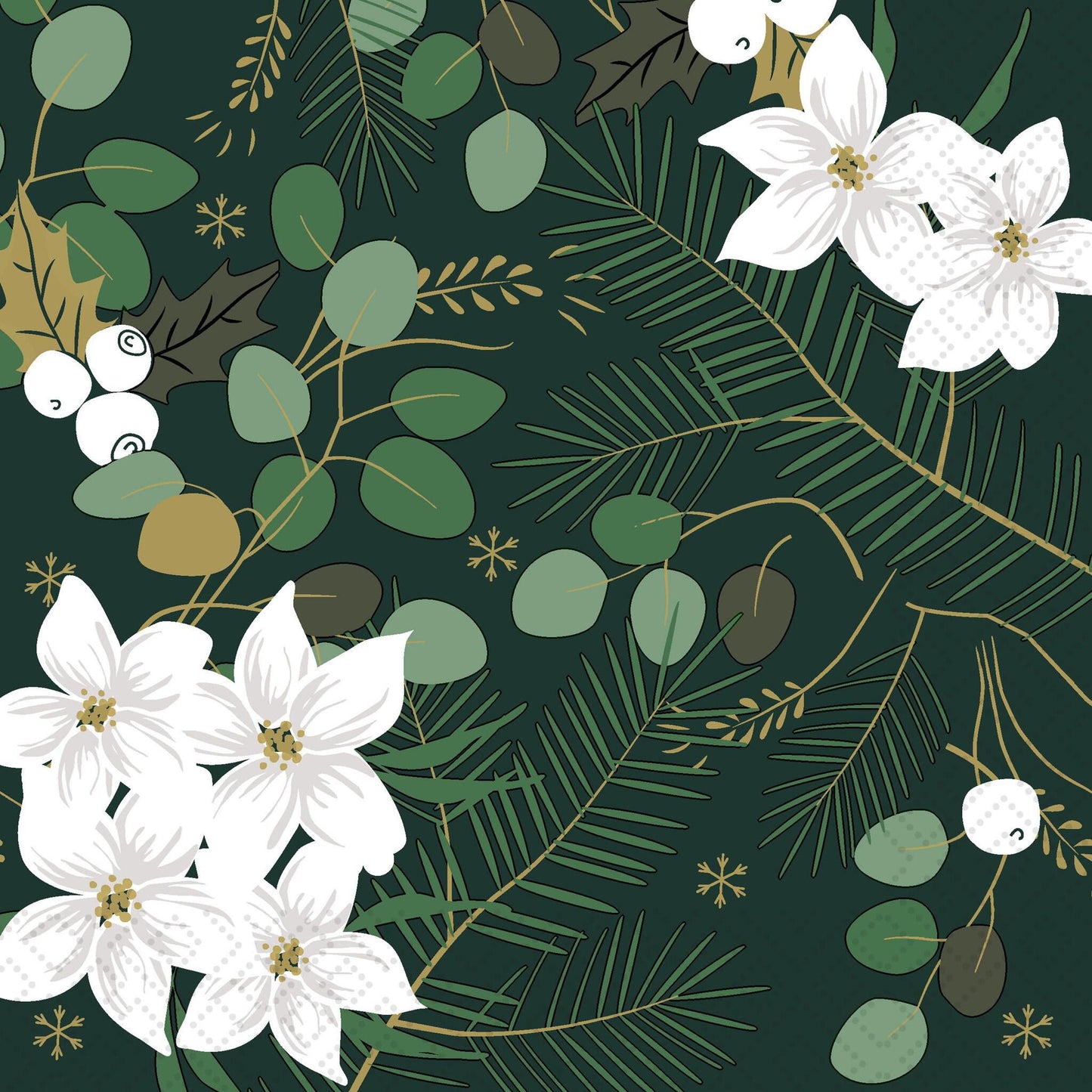 Decoupage Napkin Value Bundle - Christmas Floral