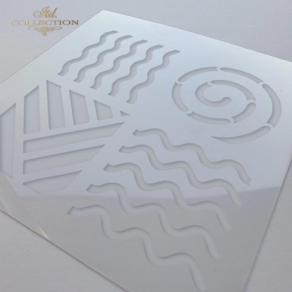 6" Transparent Stencil - Four Elements