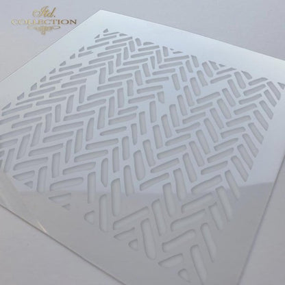 6" Transparent Stencil - Irregular Rectangles