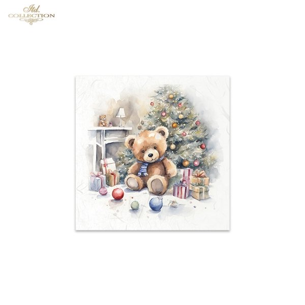 ITD Mini Collection Rice Paper Set - Teddy Bears