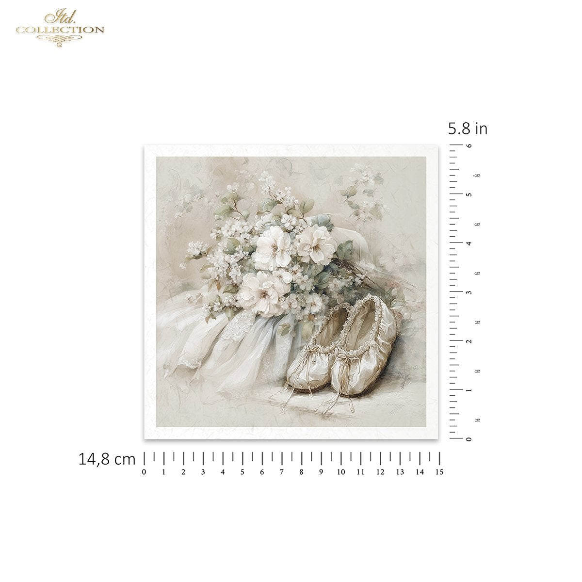Decoupage Rice Paper Mini Set - Vintage Baby Shower