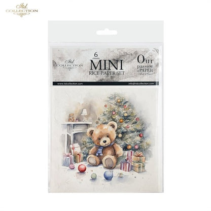 ITD Mini Collection Rice Paper Set - Teddy Bears