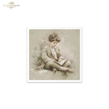 Decoupage Rice Paper Mini Set - Pages of Childhood