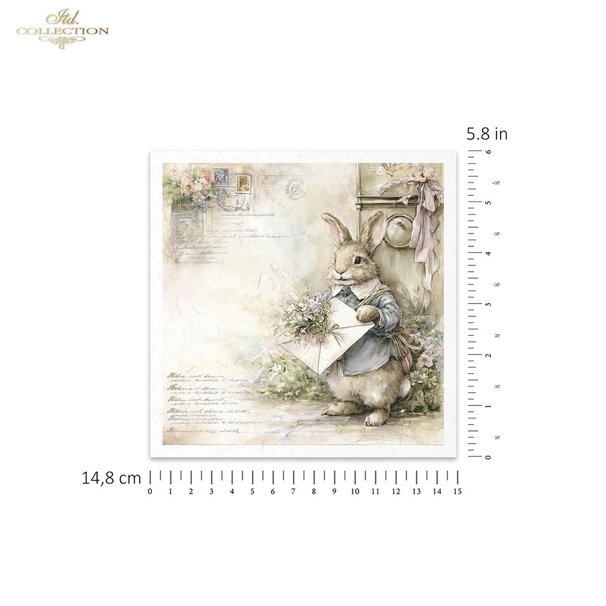 Decoupage Rice Paper Mini Set - Bunnies