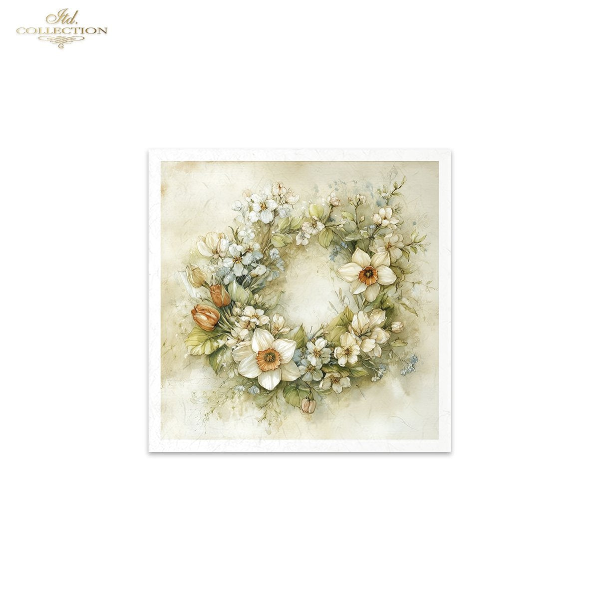 Decoupage Rice Paper Mini Set - Daffodils