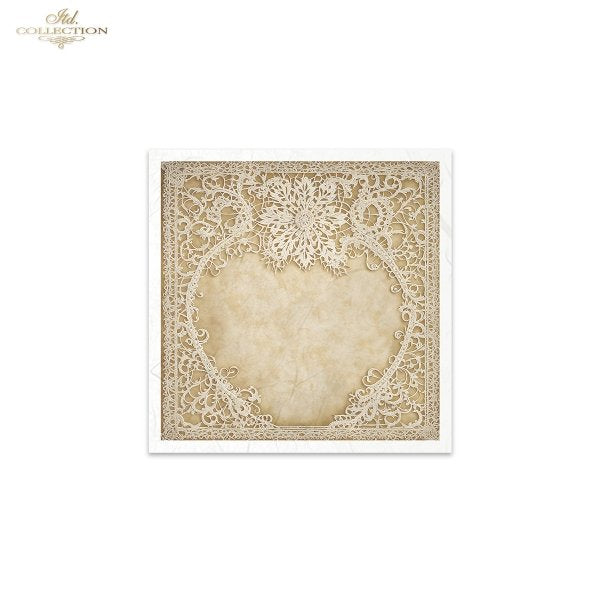 ITD Collection Mini Rice Paper Set - Lace Doilies