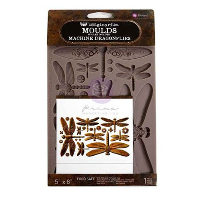 Finnabair Décor Mould 5" x 8" - Machine Dragonflies