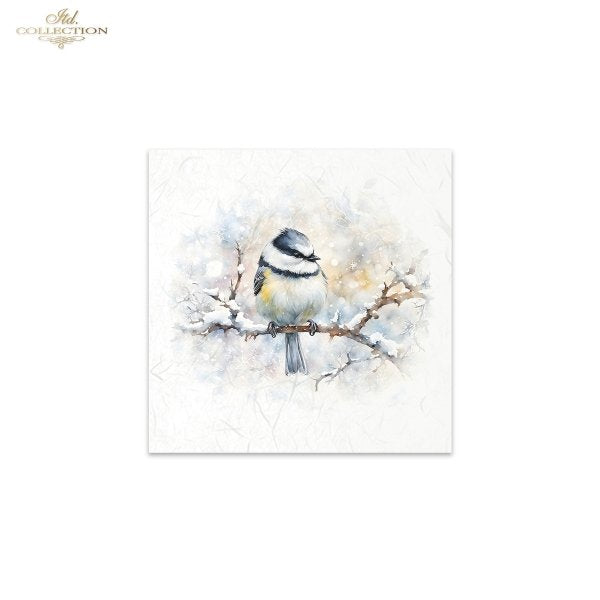 ITD Collection Mini Rice Paper Set - Winter Birds II