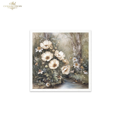 Decoupage Rice Paper Mini Set - Spring Scenes