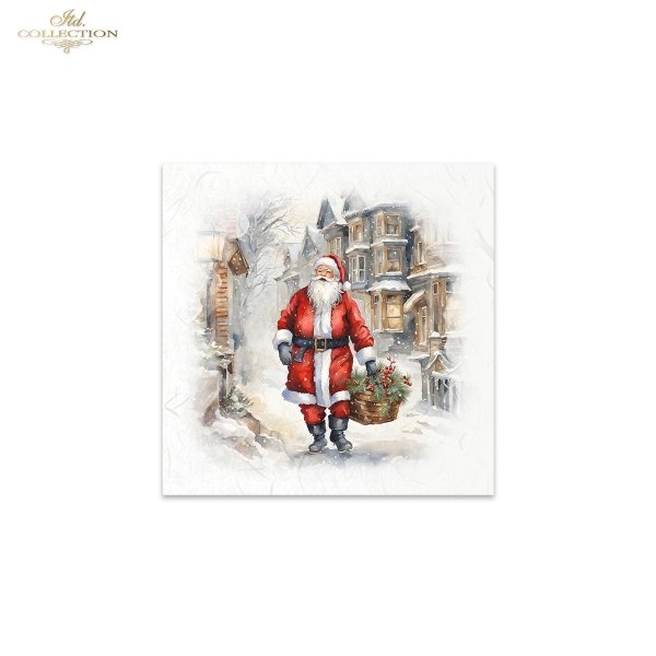 ITD Mini Collection Rice Paper Set - Santa Claus