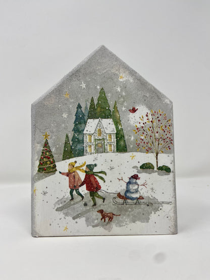 Decoupage napkins 6.5"  (2pcs)- Looking For Christmas