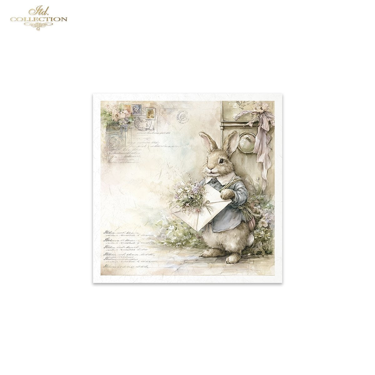 Decoupage Rice Paper Mini Set - Bunnies