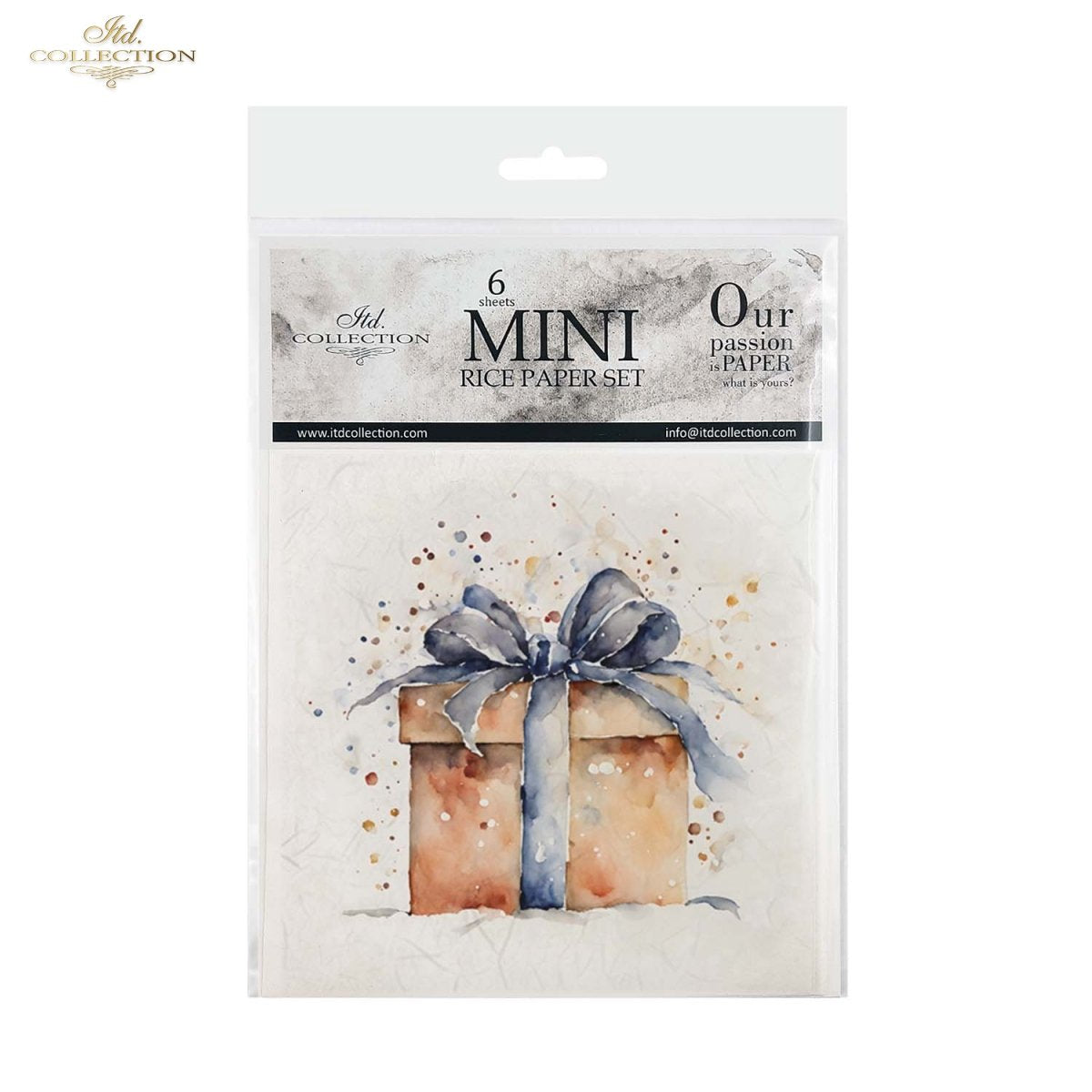 Decoupage Rice Paper Mini Set - Christmas RSM142