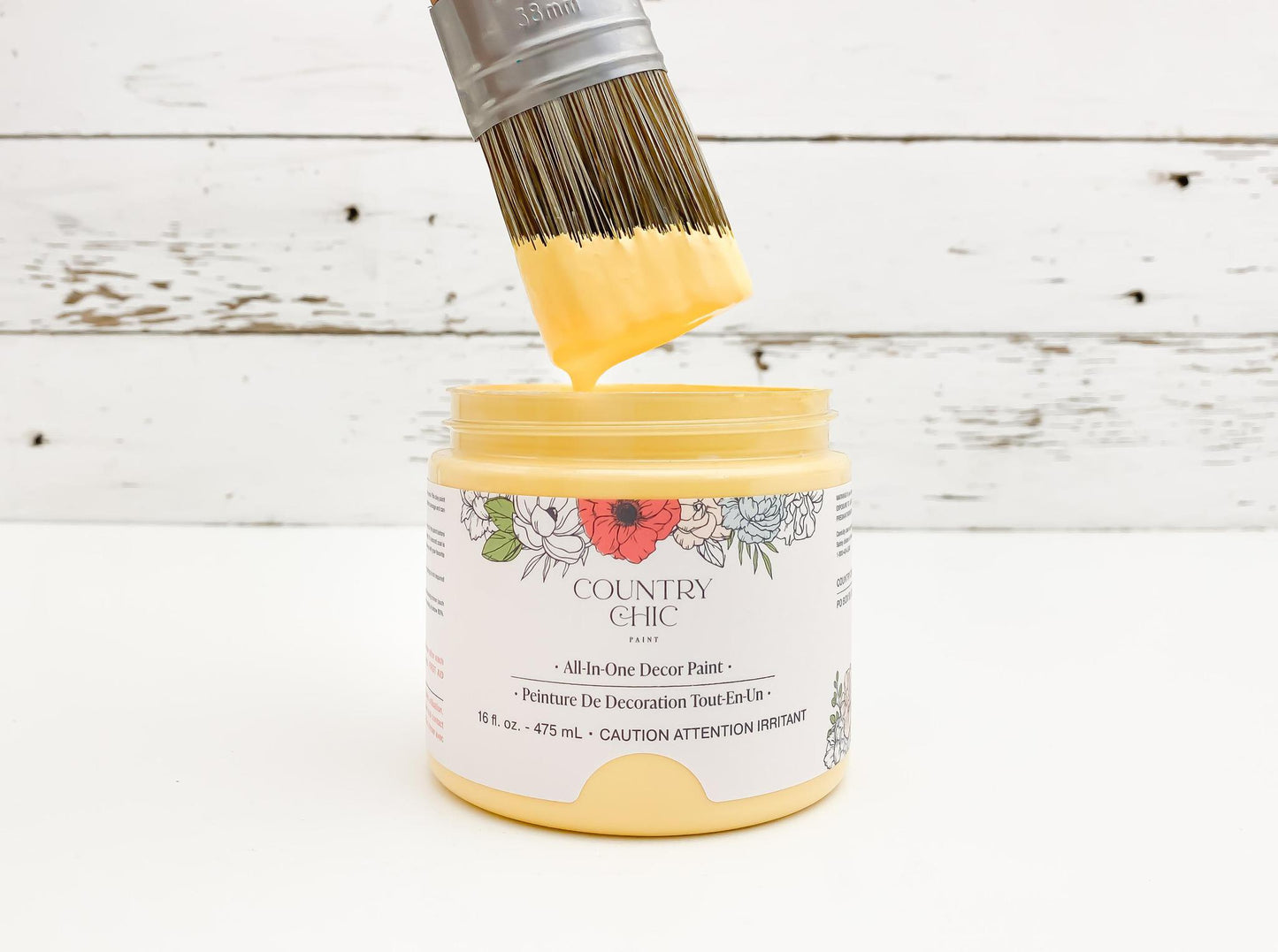 Country Chic - All in One Decor Paint - Yellow Wellies