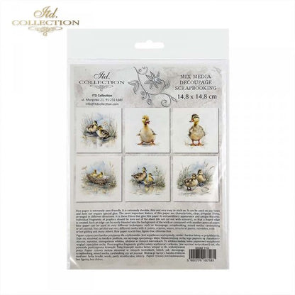ITD Mini Collection Rice Paper Set - Ducks, Ducklings