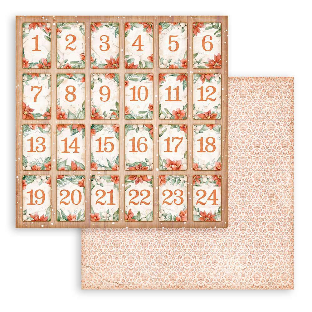 Stamperia 12 Scrapbook Paper Pad - All Around Christmas – Ninnys Napkins