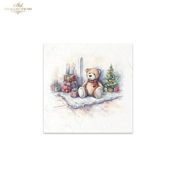 ITD Mini Collection Rice Paper Set - Teddy Bears