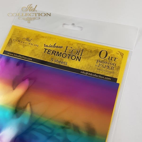 Termoton Metallic Foil Pack of 5 - Rainbow