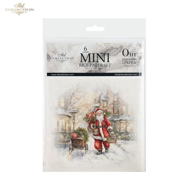 ITD Mini Collection Rice Paper Set - Santa Claus