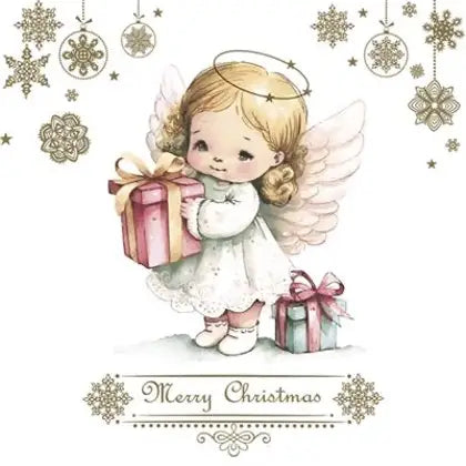 Decoupage Napkins 6.5" (2pcs)- Lovely Angel
