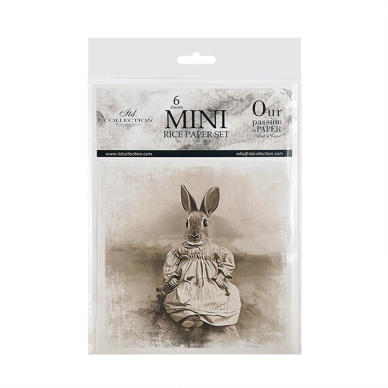 ITD Mini Collection Rice Paper Set - Animals in Costumes