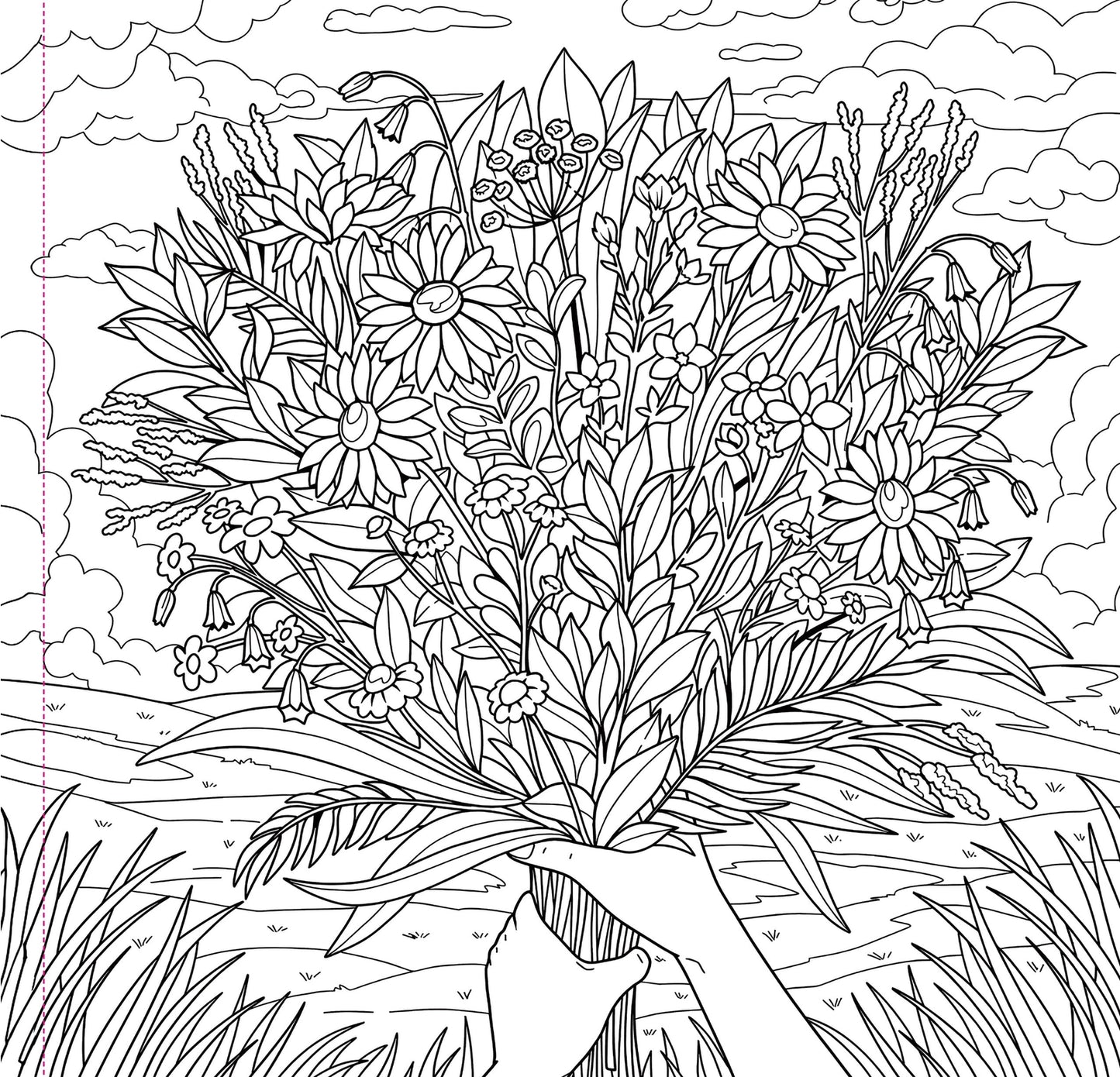 Wildflowers Artist's Coloring Book