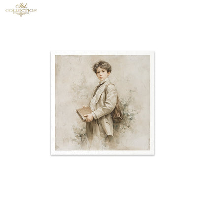 Decoupage Rice Paper Mini Set - Pages of Childhood