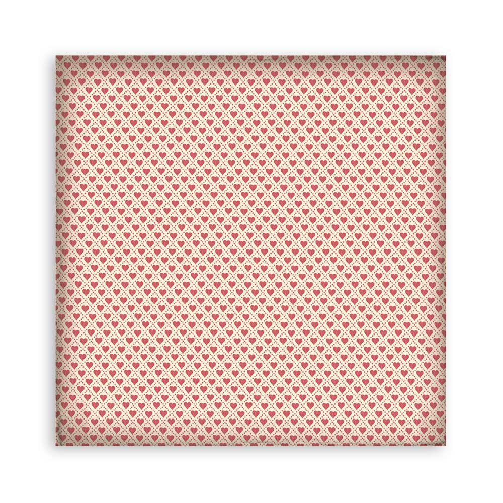 Stamperia Fabric 4 sheets- Alice Forever