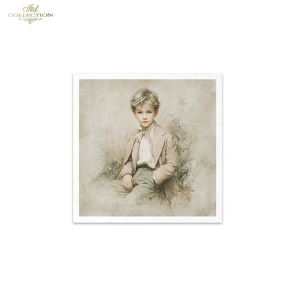 Decoupage Rice Paper Mini Set - Pages of Childhood