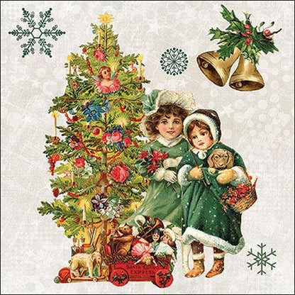 Decoupage Napkins 6.5" - Nostalgic Christmas