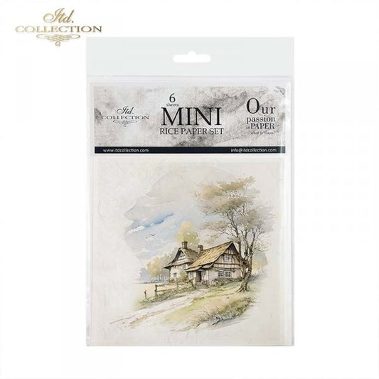 ITD Mini Collection Rice Paper Set - Cottages, Views II