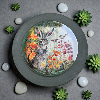 Decoupage Napkins 6.5"  (2pcs)- Rabbit in Autumn