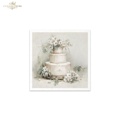 Decoupage Rice Paper Mini Set - Vintage Wedding