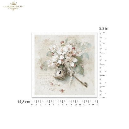Decoupage Rice Paper Mini Set - Blossoms and Keepsakes