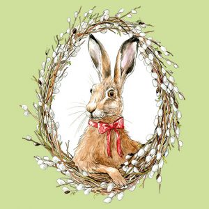 Decoupage Napkins 6.5" - Bunny Portrait