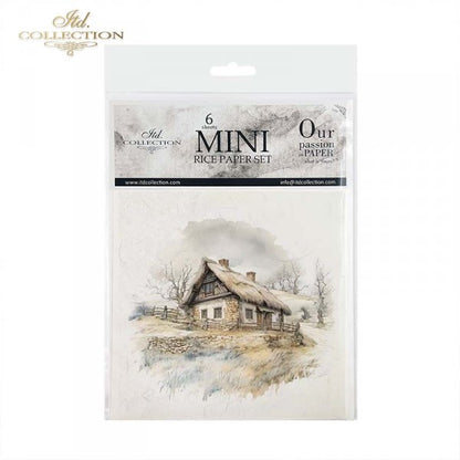 ITD Mini Collection Rice Paper Set - Cottages, Views