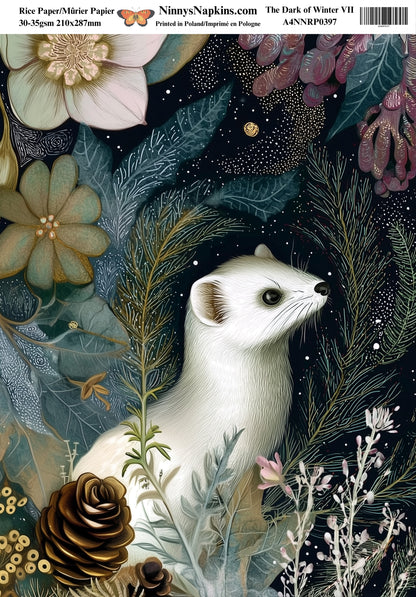 Decoupage Rice Paper - The Dark of Winter VII (Special Pre-Order)