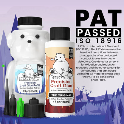 Bearly Art Precision Craft Glue - THE BUNDLE