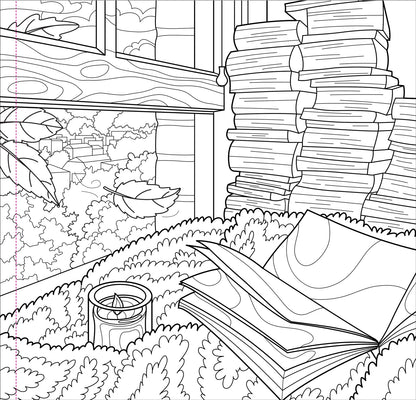 Autumn Dreams Artist's Coloring Book