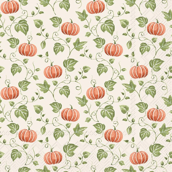 Decoupage Napkins 6.5" (2pcs)- Simple Pumpkin