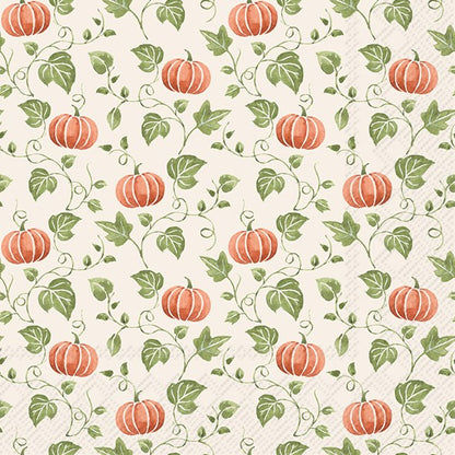 Decoupage Napkins 6.5" (2pcs)- Simple Pumpkin