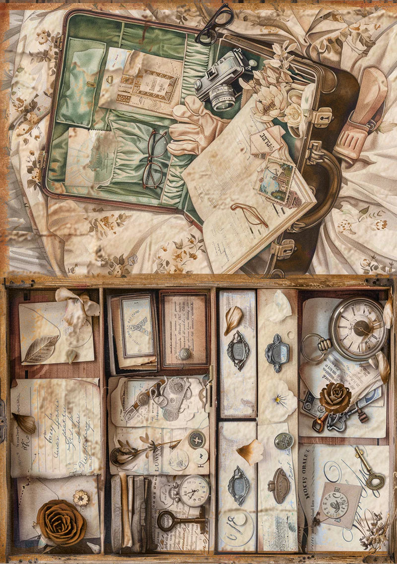 Decoupage Rice Paper A5 MIXED 8/Pkg - The Last Mystery