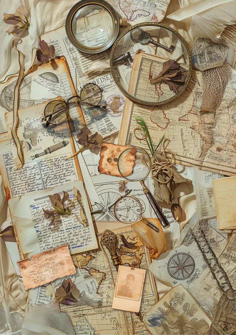 Decoupage Rice Paper A5 MIXED 8/Pkg - The Last Mystery