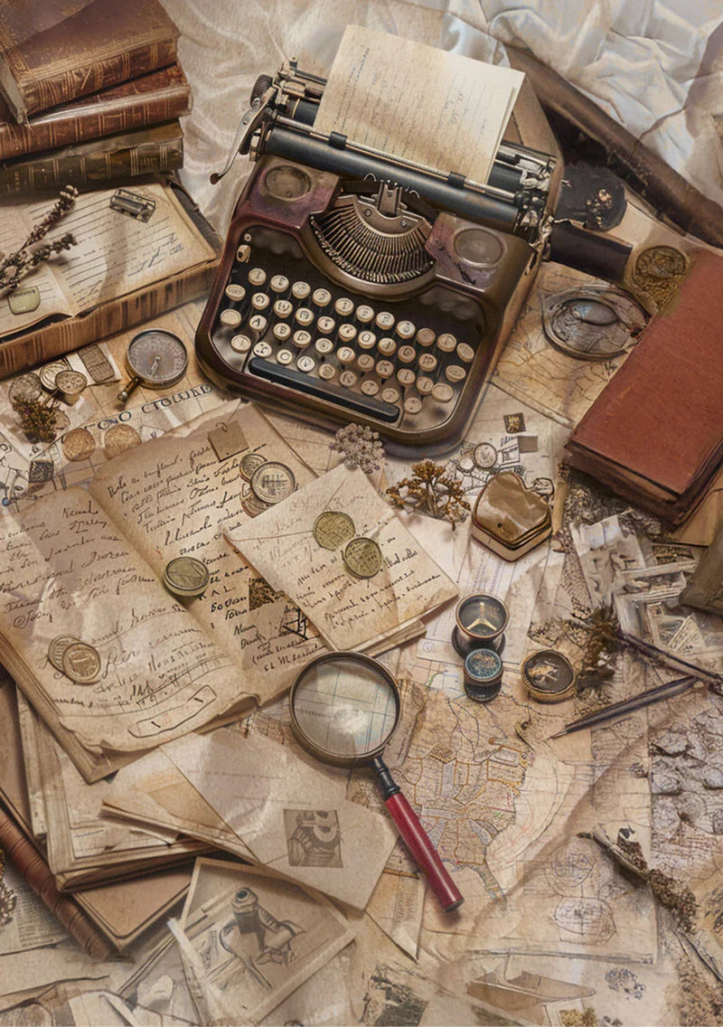 Decoupage Rice Paper A5 MIXED 8/Pkg - The Last Mystery