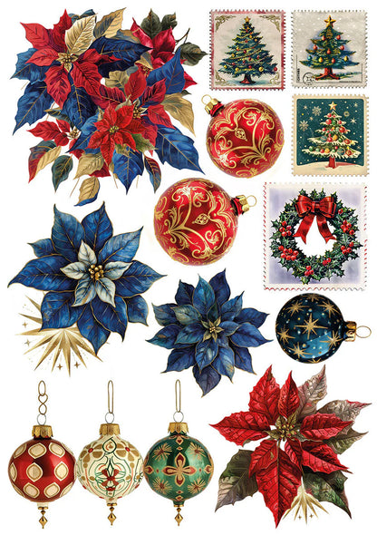 Decoupage Rice Paper A5 MIXED 8/Pkg - Polar Railway