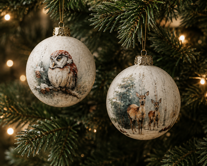 Decoupage Rice Paper - Christmas, Animals