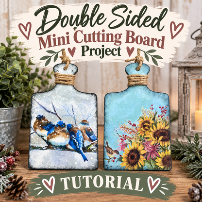 Double Sided Mini Decorative Cutting Board Project