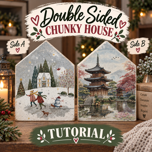 Double Sided Chunky House Project