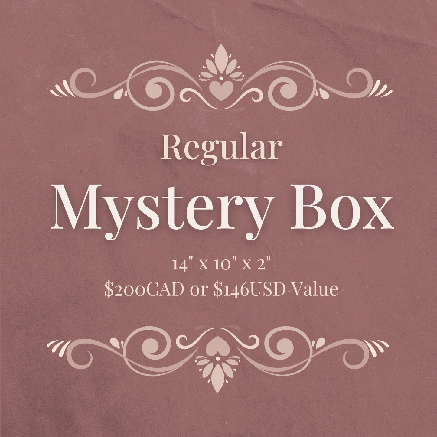REGULAR Mystery Box -  (available on the 26th of each month)